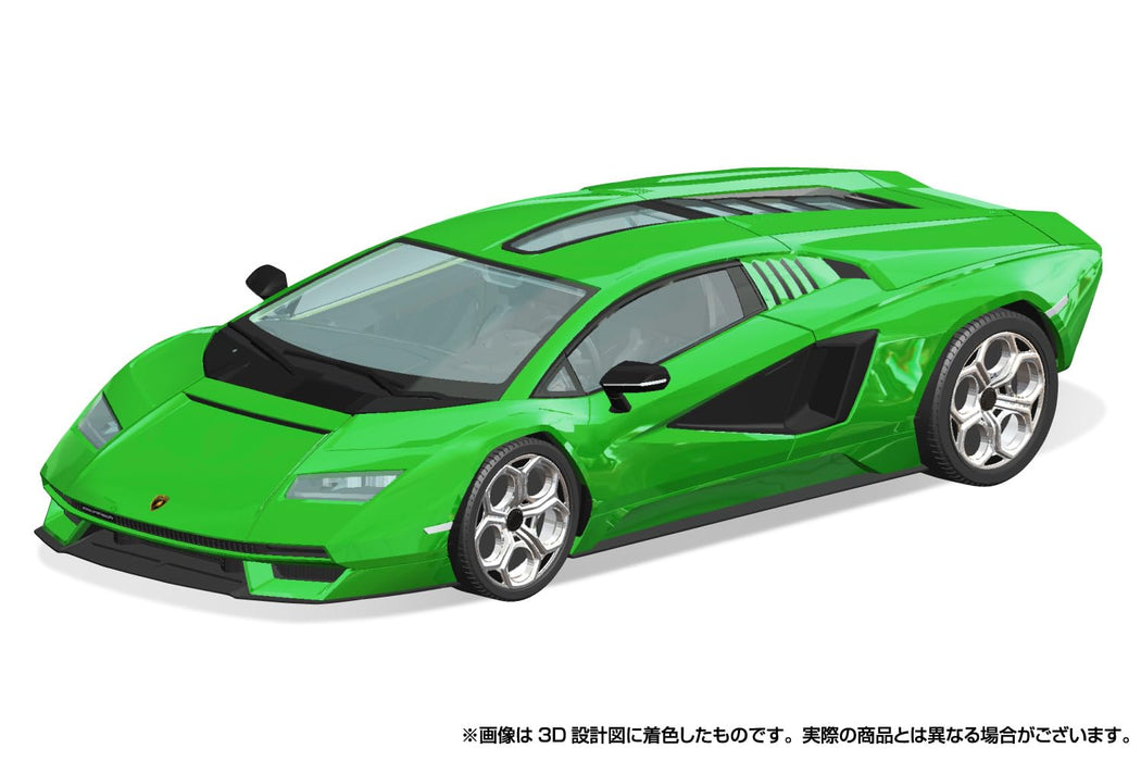 Aoshima 1/32 Lamborghini Countach Lpi 800-4 Green Kit- Japan Figure Store - #1 Bring To You The Best Japanese Goods