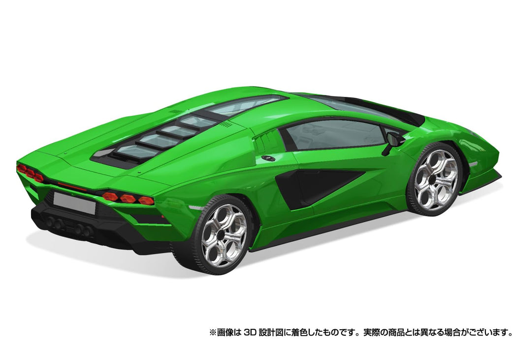 Aoshima 1/32 Lamborghini Countach Lpi 800-4 Green Kit- Japan Figure Store - #1 Bring To You The Best Japanese Goods