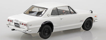 Aoshima 1/32 Nissan C10 Skyline 2000Gt-R White Plastic Model Kit
