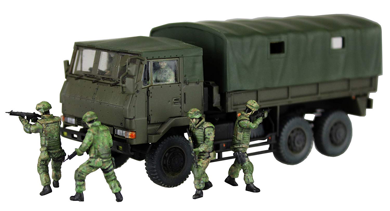 Aoshima 1/72 Military Model No. 11 Japan 3 1/2T Truck- Japan Figure Store - #1 Bring To You The Best Japanese Goods