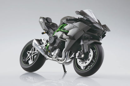 Aoshima Kawasaki Ninja H2R 1/12 Complete Motorcycle Model- Japan Figure Store - #1 Bring To You The Best Japanese Goods