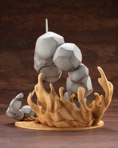 Kotobukiya Artfx J Geodude Vs Pikachu 1/8 Scale PVC Figure Painted Finish- Japan Figure Store - #1 Bring To You The Best Japanese Goods