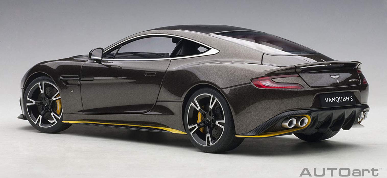 Autoart 1/18 Aston Martin Vanquish S 2017 Bronze Diecast Model Car- Japan Figure Store - #1 Bring To You The Best Japanese Goods