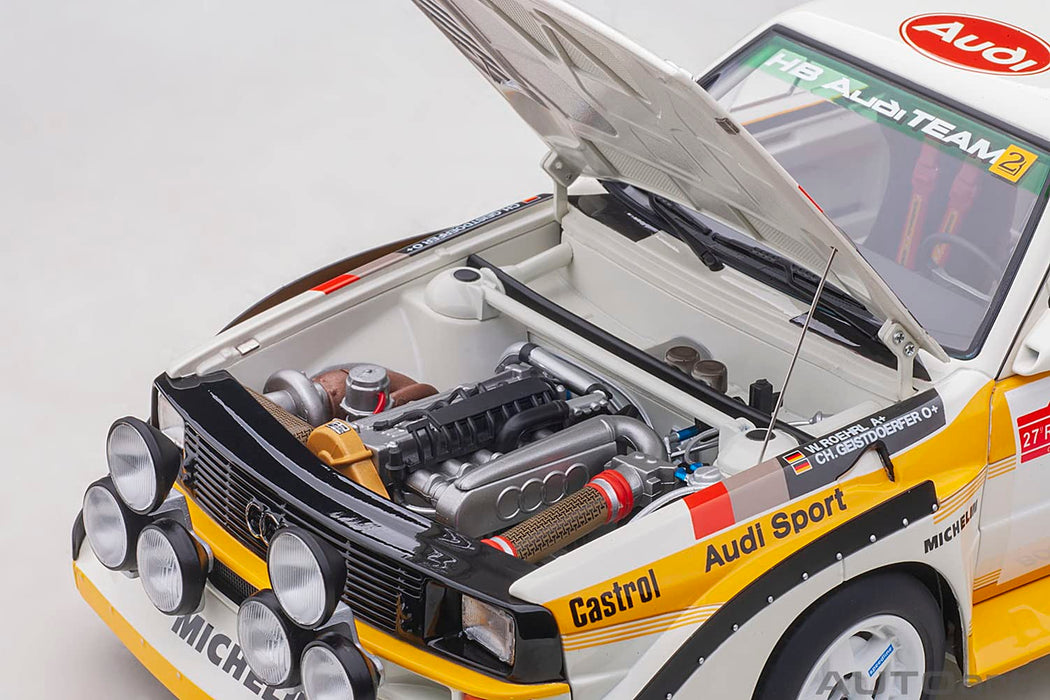 Autoart Audi Sport Quattro S1 WRC 1985 Sanremo Rally Winner 1/18 Scale Model 88503- Japan Figure Store - #1 Bring To You The Best Japanese Goods