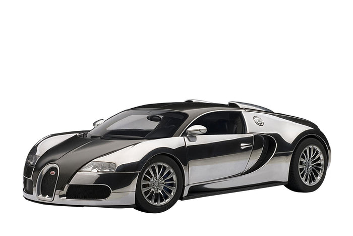 Autoart 1/18 Bugatti Veyron Diecast Model Car Black Aluminum Pur Sang- Japan Figure Store - #1 Bring To You The Best Japanese Goods