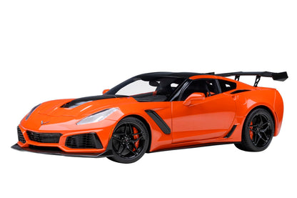 Autoart 1/18 Scale Chevrolet Corvette C7 ZR1 Orange Model Car- Japan Figure Store - #1 Bring To You The Best Japanese Goods