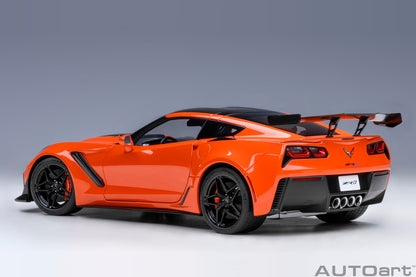 Autoart 1/18 Scale Chevrolet Corvette C7 ZR1 Orange Model Car- Japan Figure Store - #1 Bring To You The Best Japanese Goods