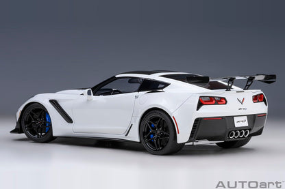 Autoart 1/18 Chevrolet Corvette C7 ZR1 Diecast Model in White- Japan Figure Store - #1 Bring To You The Best Japanese Goods