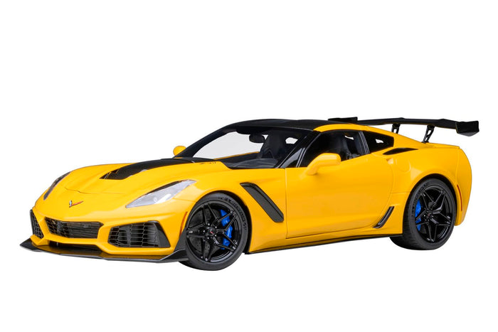 Autoart 1/18 Chevrolet Corvette C7 ZR1 Yellow Model Car- Japan Figure Store - #1 Bring To You The Best Japanese Goods