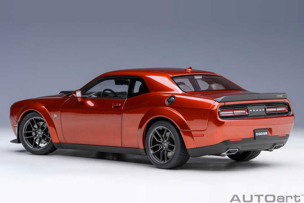 Autoart 1/18 Dodge Challenger R/T Scat Pack Widebody 2022 Metallic Orange- Japan Figure Store - #1 Bring To You The Best Japanese Goods