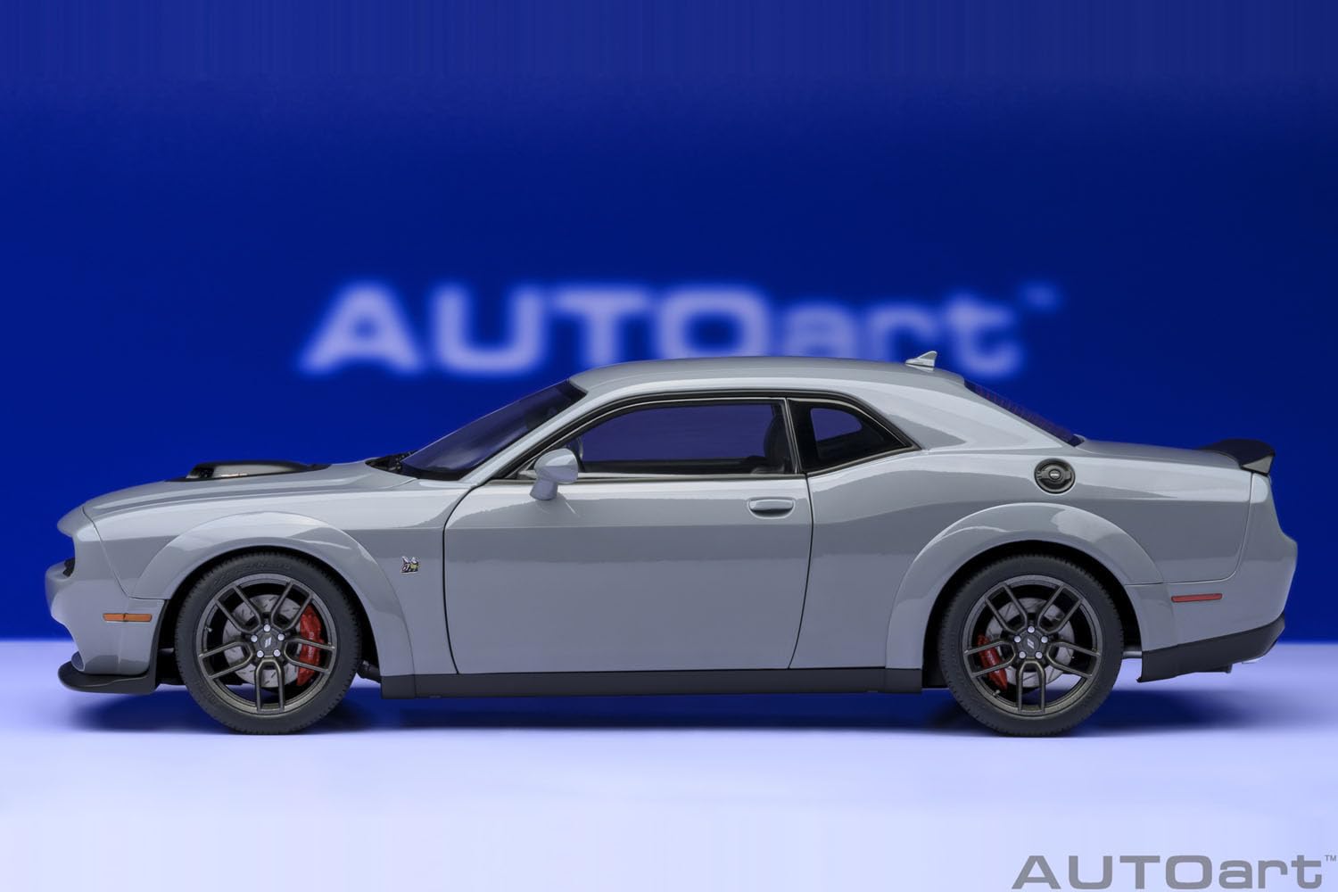 Autoart 1/18 Dodge Challenger R/T Scat Pack Widebody 2022 Gray Model Car- Japan Figure Store - #1 Bring To You The Best Japanese Goods