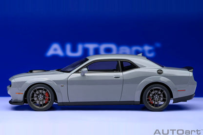 Autoart 1/18 Dodge Challenger R/T Scat Pack Widebody 2022 Gray Model Car- Japan Figure Store - #1 Bring To You The Best Japanese Goods