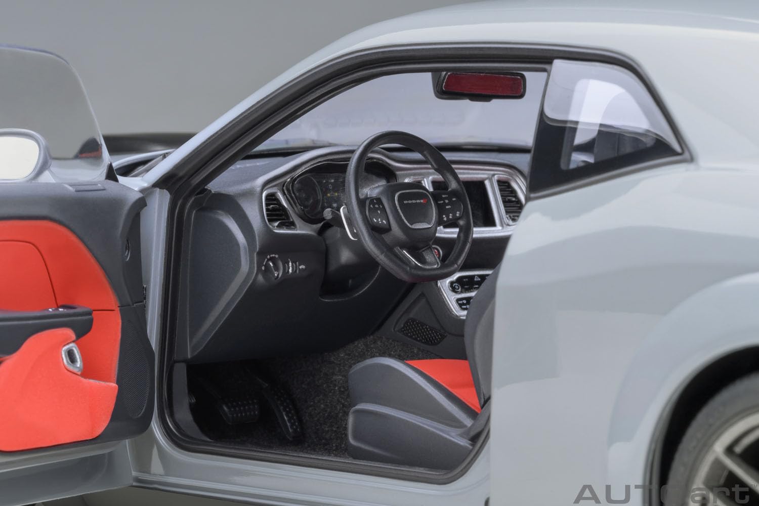 Autoart 1/18 Dodge Challenger R/T Scat Pack Widebody 2022 Gray Model Car- Japan Figure Store - #1 Bring To You The Best Japanese Goods