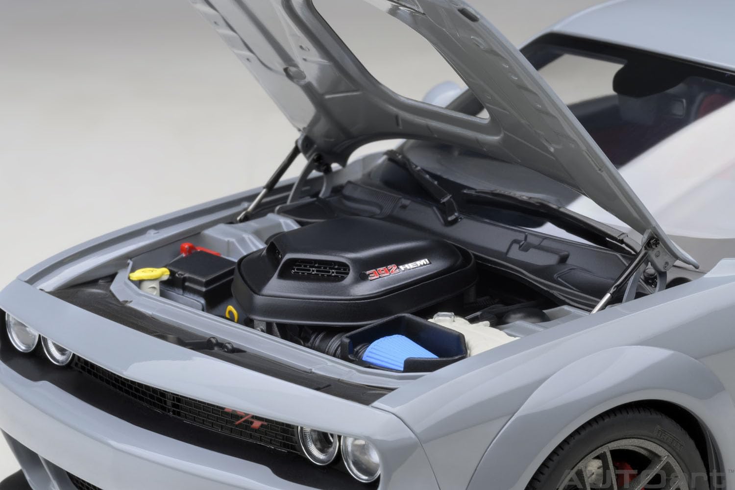 Autoart 1/18 Dodge Challenger R/T Scat Pack Widebody 2022 Gray Model Car- Japan Figure Store - #1 Bring To You The Best Japanese Goods