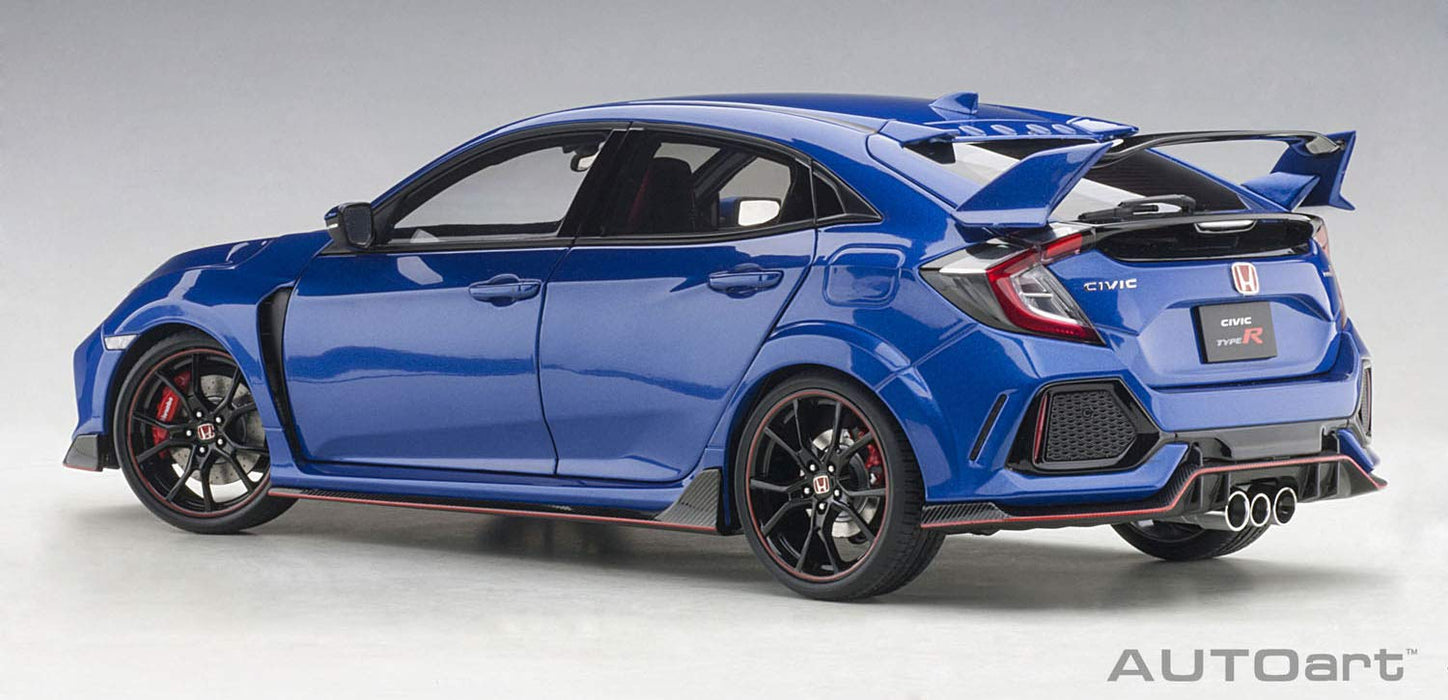 Autoart 1/18 Honda Civic Type R FK8 2017 Brilliant Blue Metallic Model- Japan Figure Store - #1 Bring To You The Best Japanese Goods