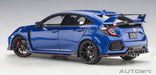 Autoart 1/18 Honda Civic Type R FK8 2017 Brilliant Blue Metallic Model- Japan Figure Store - #1 Bring To You The Best Japanese Goods