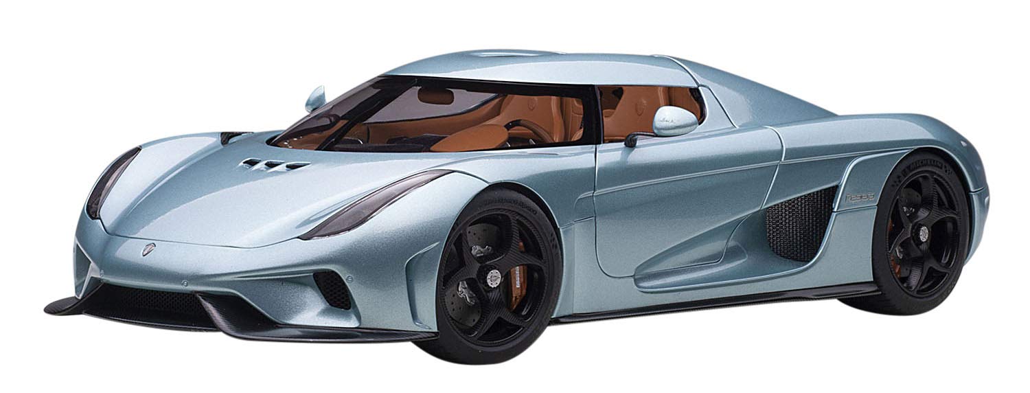 Autoart 1/18 Koenigsegg Regera Metallic Blue Diecast Model 79028