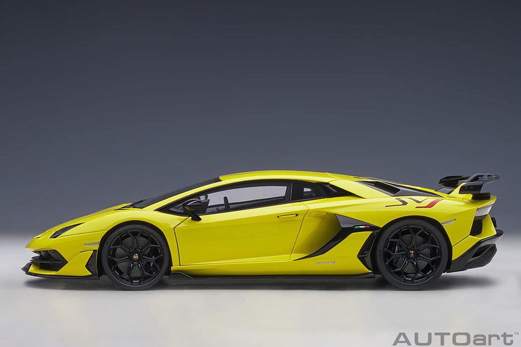 Autoart 1/18 Lamborghini Aventador SVJ Model Car Pearl Yellow- Japan Figure Store - #1 Bring To You The Best Japanese Goods