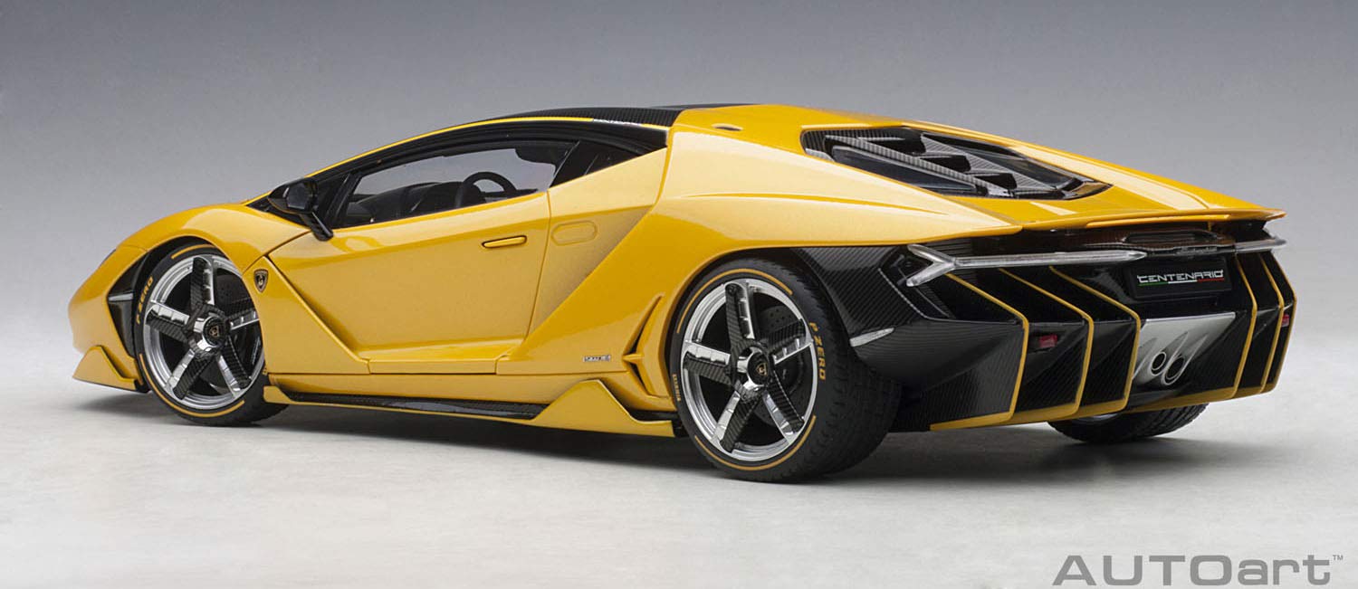Autoart 1/18 Scale Lamborghini Centenario Metallic Yellow Diecast Model- Japan Figure Store - #1 Bring To You The Best Japanese Goods