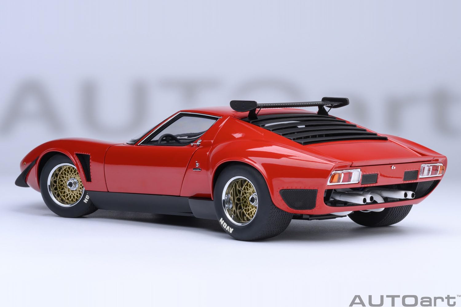Autoart Lamborghini Miura SVR Jota 1/18 Scale Red Model 79171
