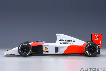 Autoart 1/18 Scale Honda McLaren GP 1991 Ayrton Senna Model with Logo- Japan Figure Store - #1 Bring To You The Best Japanese Goods