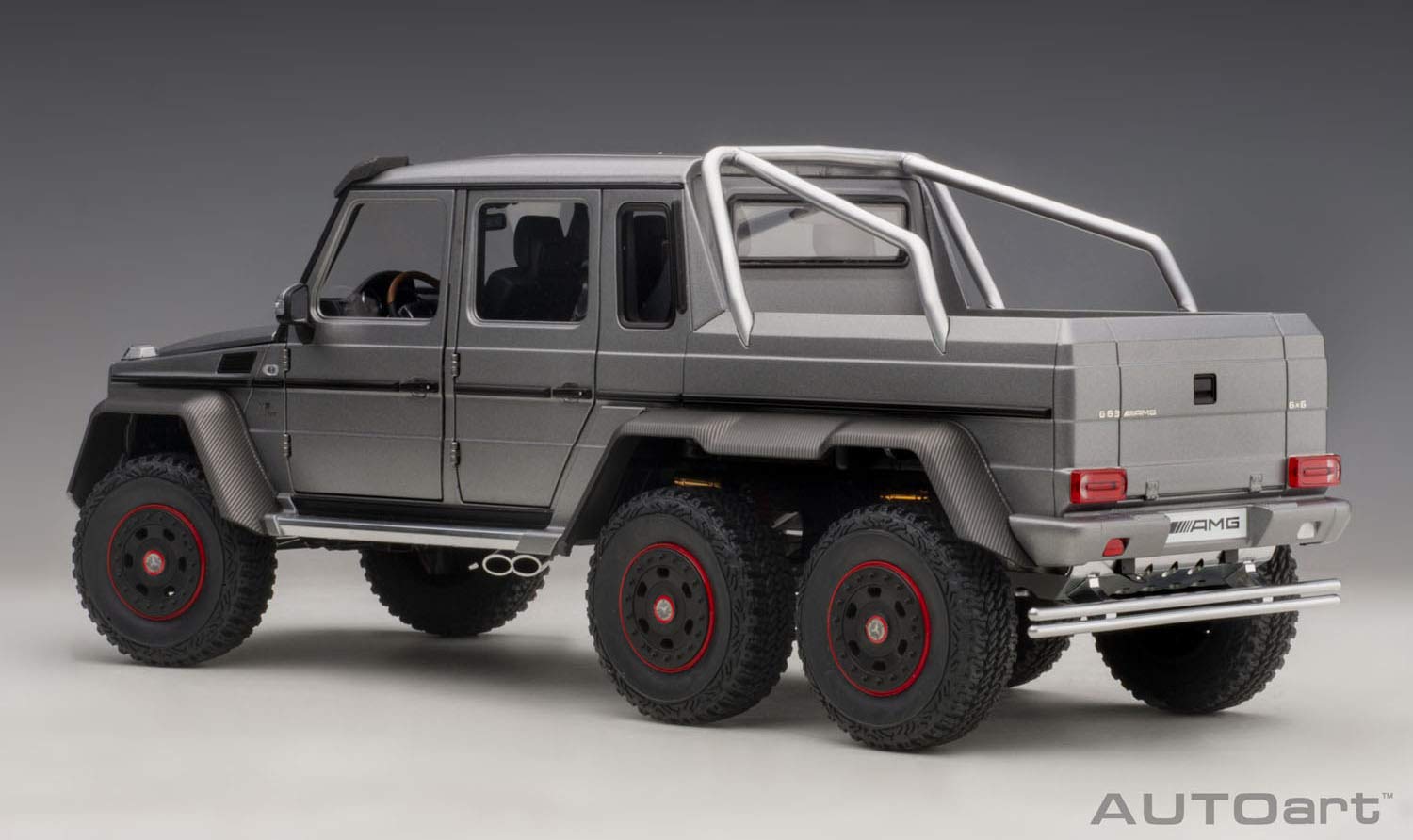 Autoart 1/18 Mercedes-Benz G63 AMG 6X6 Matte Gray Model 76308- Japan Figure Store - #1 Bring To You The Best Japanese Goods