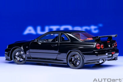 Autoart 1/18 Diecast Nismo R34 GTR Z-Tune Black Pearl Model Car- Japan Figure Store - #1 Bring To You The Best Japanese Goods