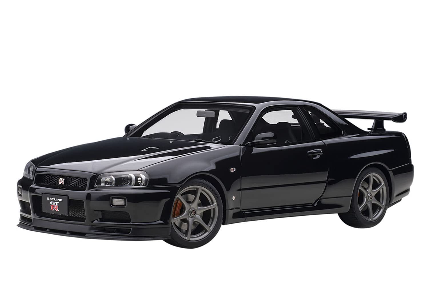 Autoart 1/18 Nissan Skyline GT-R R34 V-Spec II Black Pearl 77407 Model Car- Japan Figure Store - #1 Bring To You The Best Japanese Goods