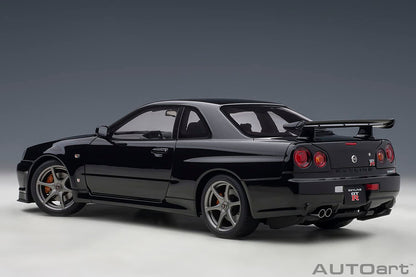 Autoart 1/18 Nissan Skyline GT-R R34 V-Spec II Black Pearl 77407 Model Car- Japan Figure Store - #1 Bring To You The Best Japanese Goods