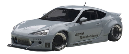 Autoart 1/18 Rocket Bunny 86 Concrete Gray with Black Wheels Finished Model- Japan Figure Store - #1 Bring To You The Best Japanese Goods