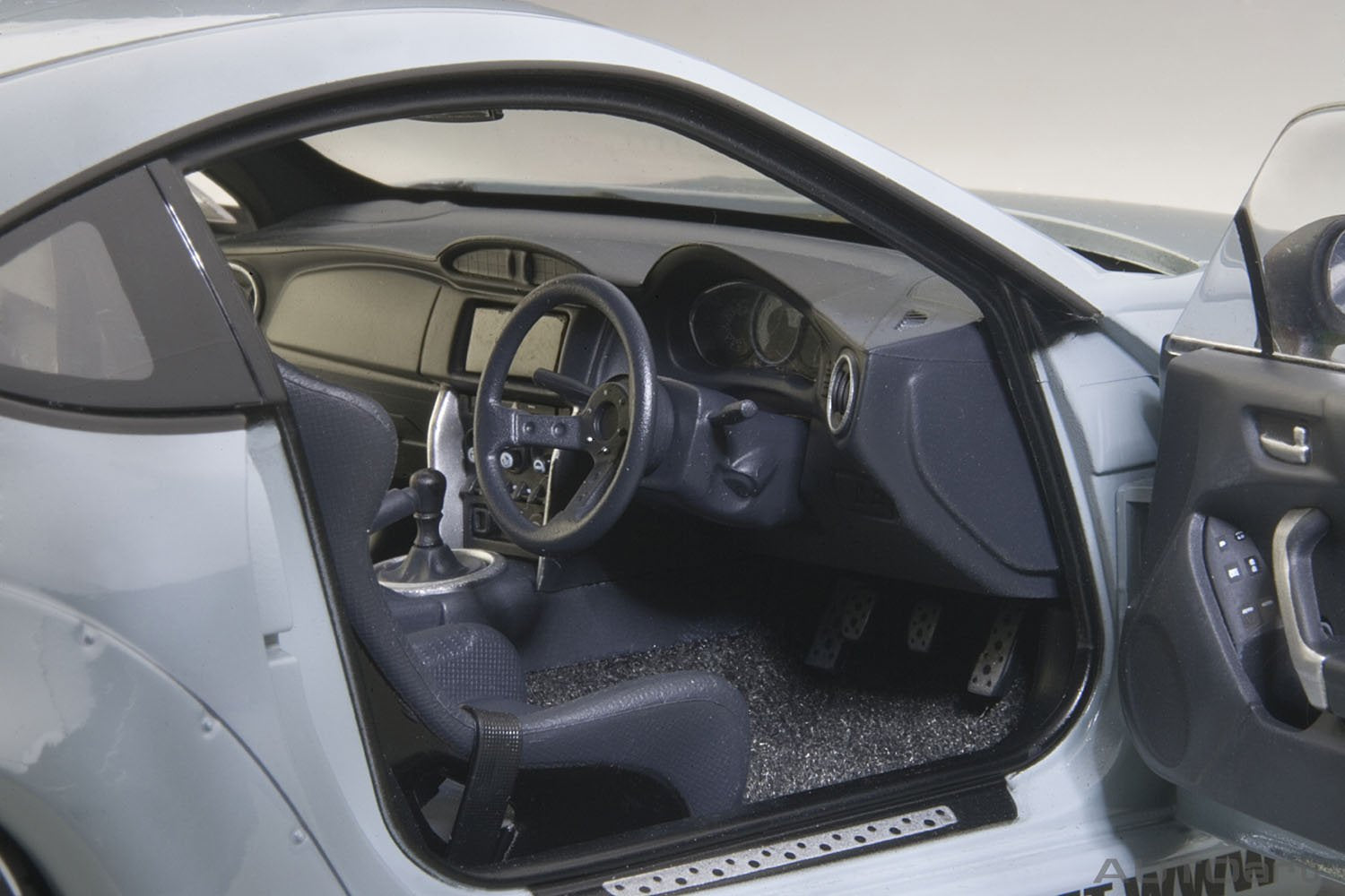 Autoart 1/18 Rocket Bunny 86 Concrete Gray with Black Wheels Finished Model- Japan Figure Store - #1 Bring To You The Best Japanese Goods