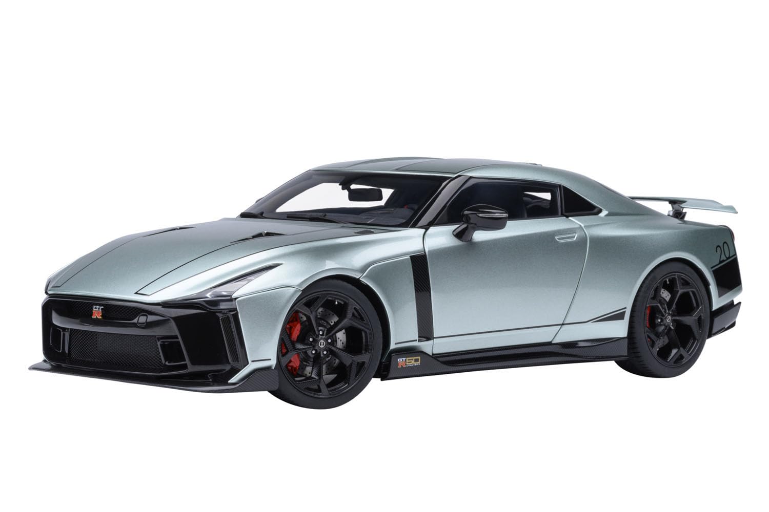 Autoart 1/18 Scale Nissan GT-R50 Model Metallic Green Black Finish 77512