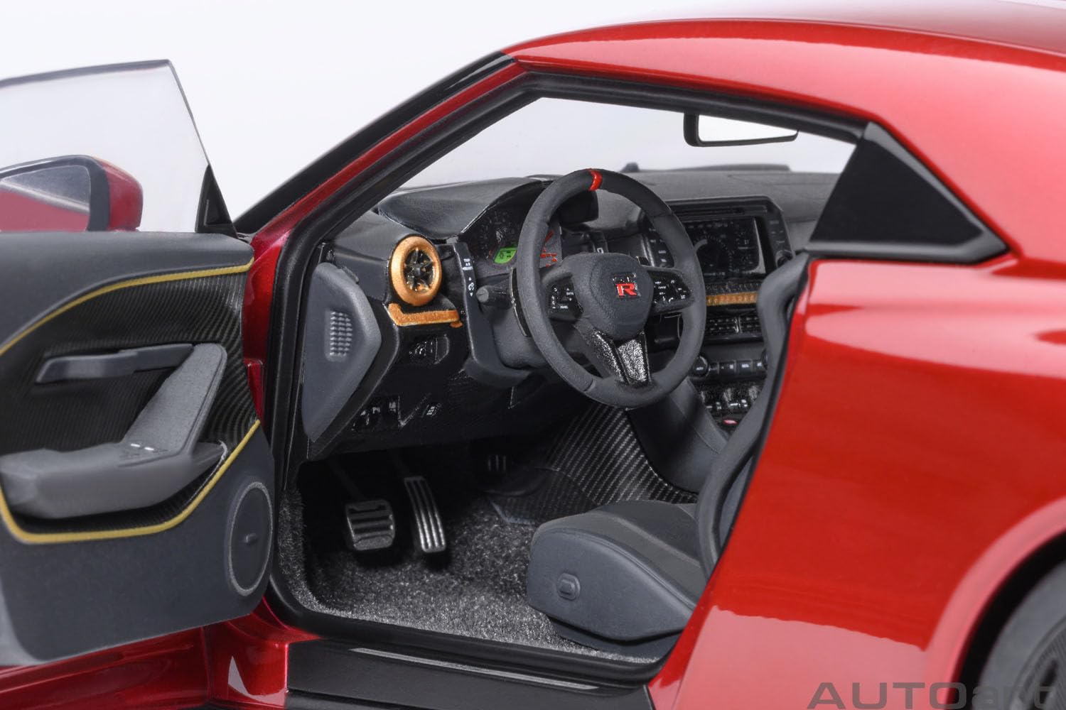 Autoart 1/18 Nissan GT-R50 Italdesign Metallic Red Gold Model 77514