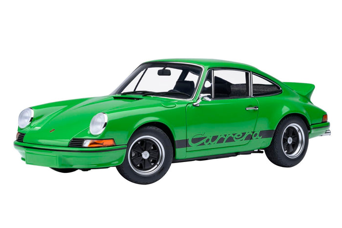 Autoart Porsche 911 Carrera 2.7 RS 1/18 Scale Viper Green Black Stripes Model