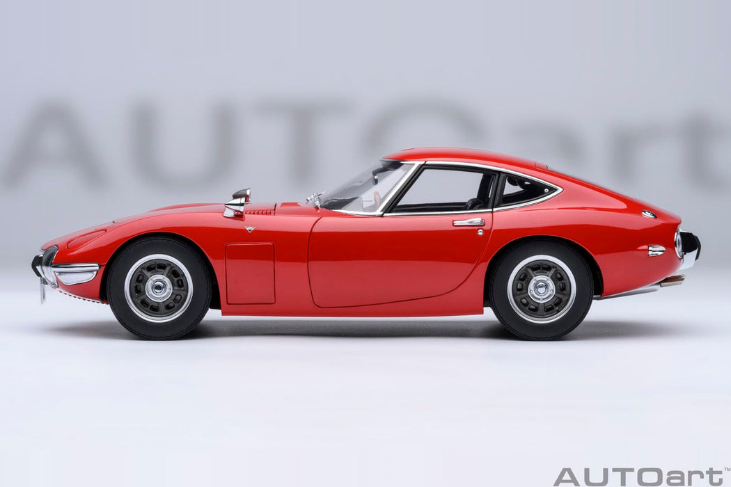 Autoart Toyota 2000GT 1967 Red Diecast Model 1:18 Scale 79547