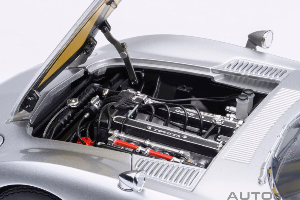 Autoart Toyota 2000GT 1967 Silver Diecast Model 79548