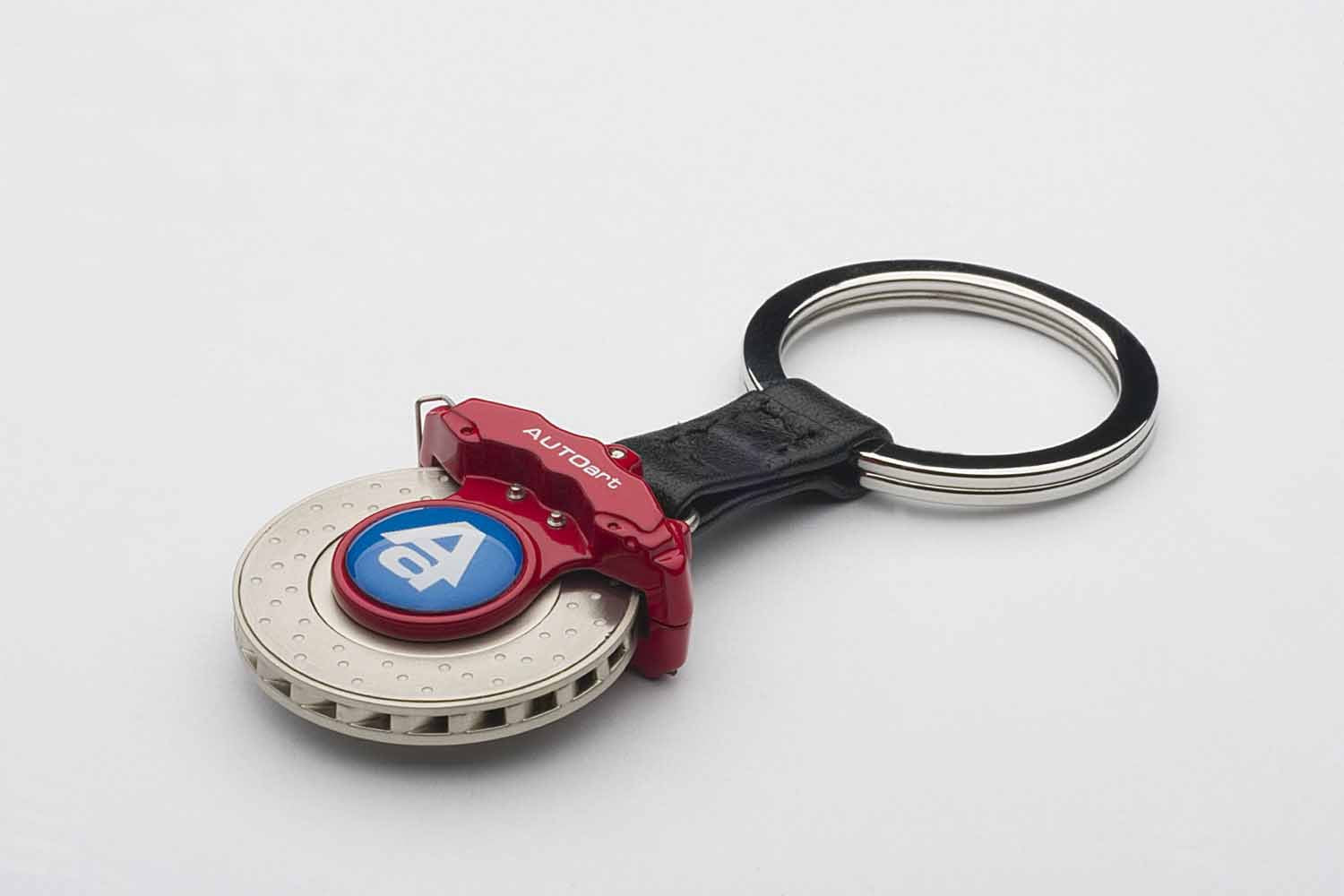 Autoart Brake Disc Keychain with 6-Pot Red Caliper- Japan Figure Store - #1 Bring To You The Best Japanese Goods