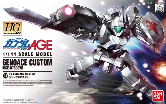 Bandai 1/144 Hg Gundam Age 04 Rge-b790cw Genoace Custom Model Kit
