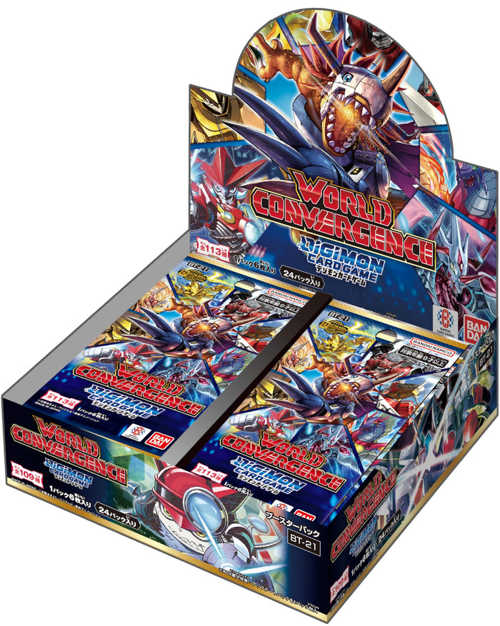 Hundreds Bandai Digimon Card Game World Convergence Booster Box Japan TCG- Japan Figure Store - #1 Bring To You The Best Japanese Goods