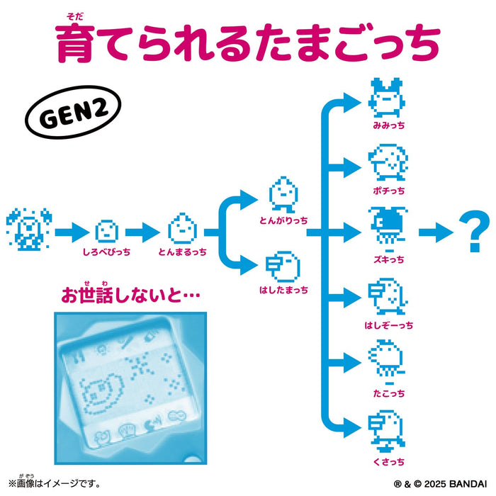 Bandai Original Tamagotchi Beckoning Cat Edo Kimekomi Doll Inspired