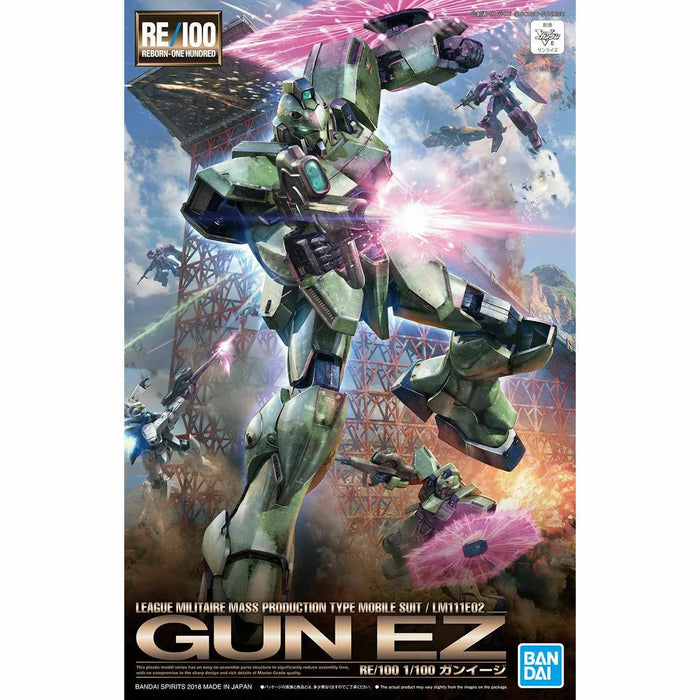 Bandai Re/100 1/100 Lm111e02 Gun Ez Plastic Model Kit V Gundam- Japan Figure Store - #1 Bring To You The Best Japanese Goods