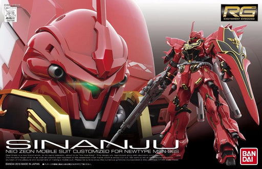 Bandai Rg 1/144 Msn-06s Sinanju Plastic Model Kit Gundam Uc - Japan Figure