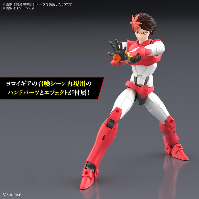 Bandai Spirits 30MF Samurai Troopers Burning Gai - Kit de maquette pré-colorée