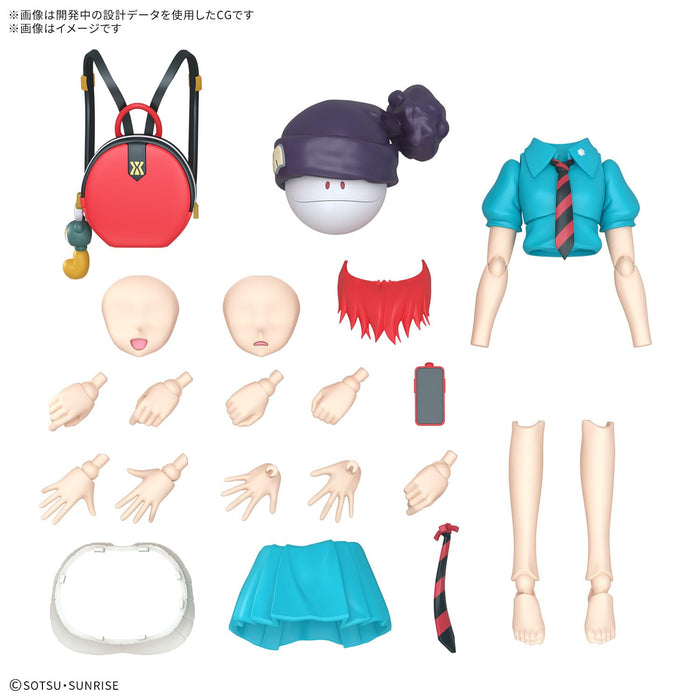 Bandai Spirits Gundam Amate Yuzuriha Machu Pre-Colored Model Kit