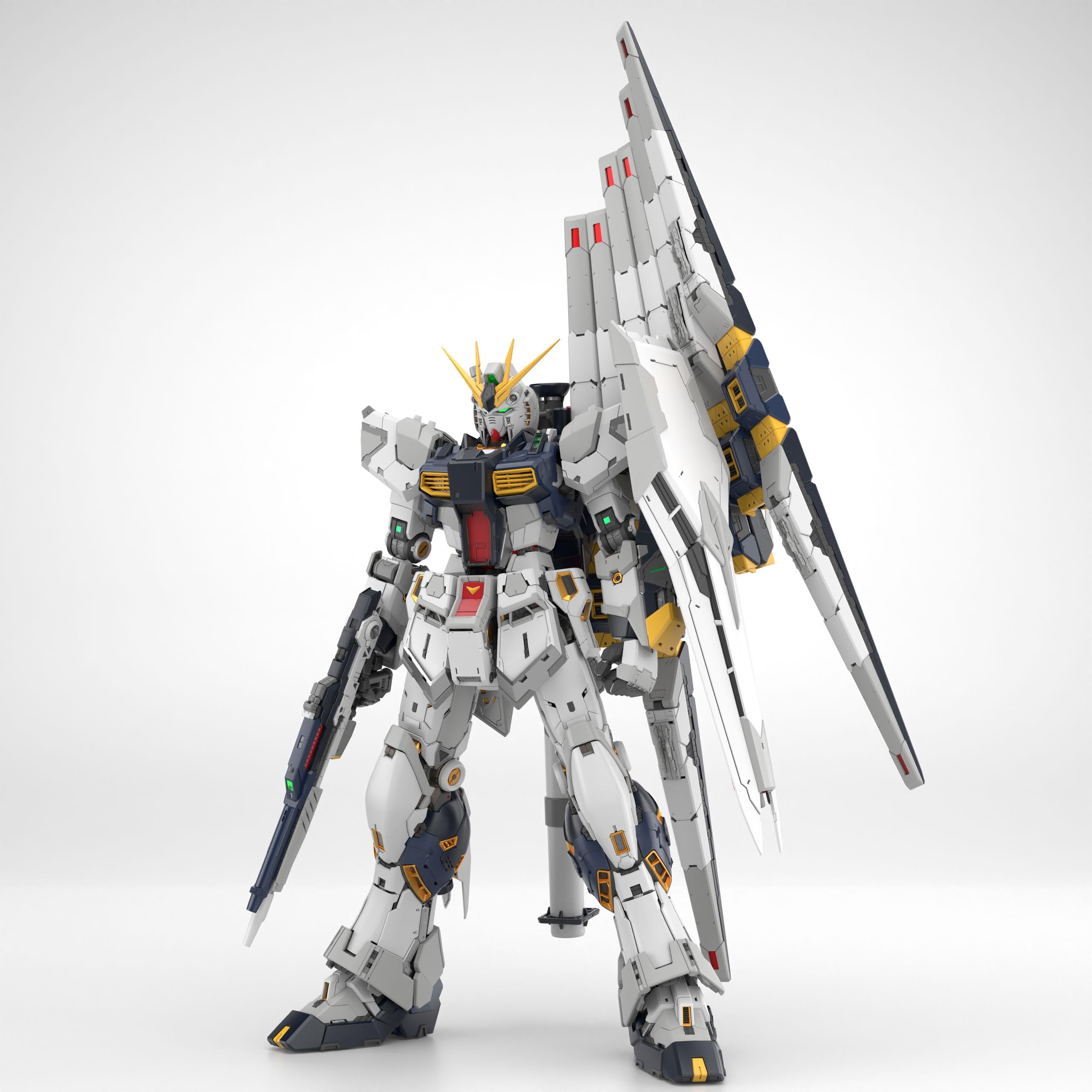 Bandai Spirits 1/60 Scale Nu Gundam Model - Pre-Colored PG Unleashed Gundam