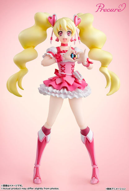 Bandai Spirits SH Figuarts Fresh Pretty Cure Cure Peach 135mm Movable Figure- Japan Figure Store - #1 Bring To You The Best Japanese Goods