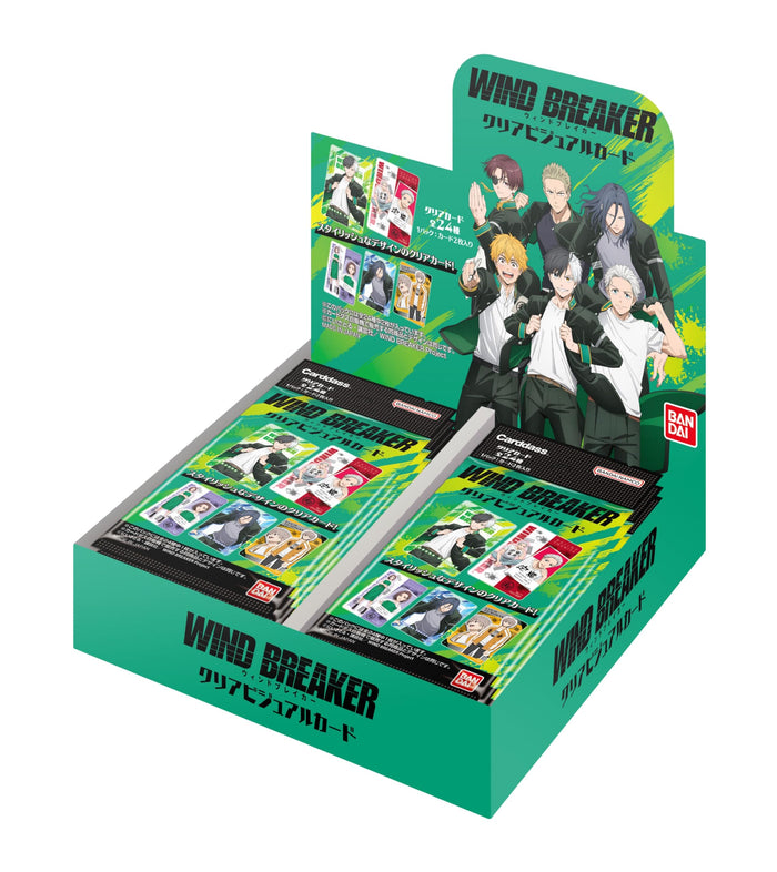 Bandai Wind Breaker Visual Card Booster Box Box TCG Japan Official- Japan Figure Store - #1 Bring To You The Best Japanese Goods