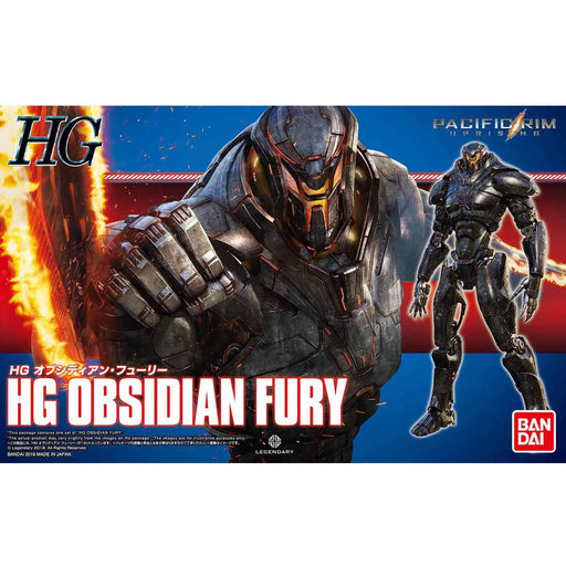 Bandia Hg Pacific Rim Uprising Obsidian Fury Plastic Model Kit - Japan Figure