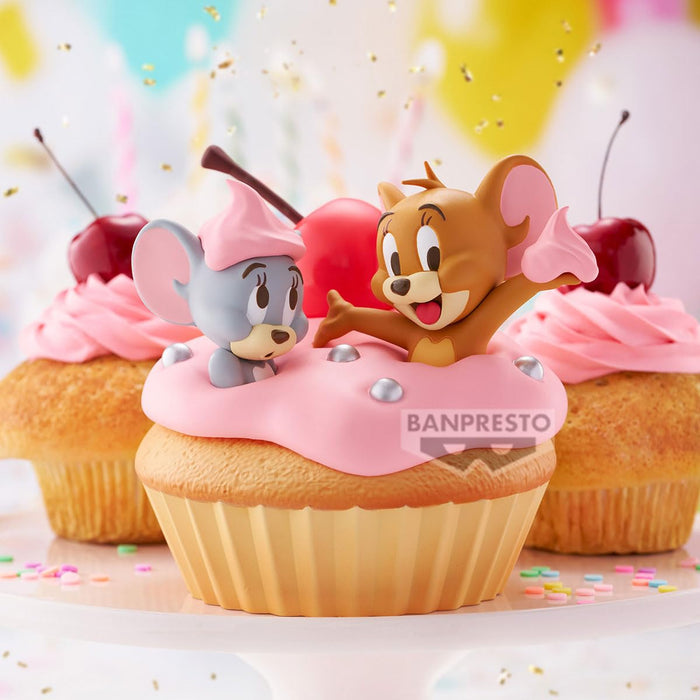 Banpresto Tom and Jerry Sweet Cupcakes Soft Vinyl Figure Toy Collectible