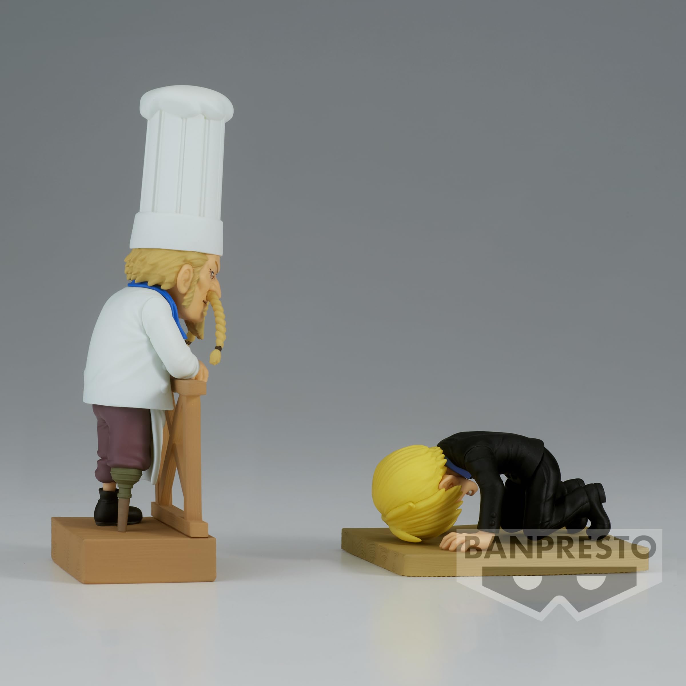 Banpresto One Piece Log Stories: Sanji & Zeff Collectible Figure Set